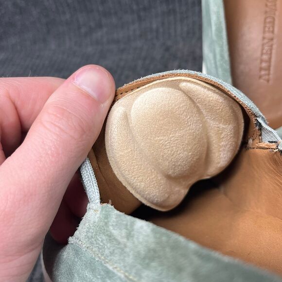 Allen Edmonds Hayes Slip-On Loafer Sage Green Suede Casual Shoes Mens 13 D - Picture 9 of 10